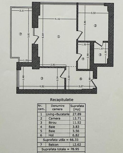3 camere | BHB Avenue | Aviatiei | Pipera | 2 x parcare - Schiță 25