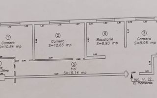 COMISION 0% | Mansarda 3 camere | 60 mp | Aradului langa Piata Verde. - Poză 12