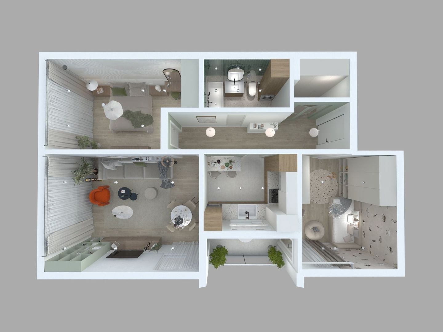 Apartament 3 camere, etaj 2, BLOC NOU - Sebes - Poză 7