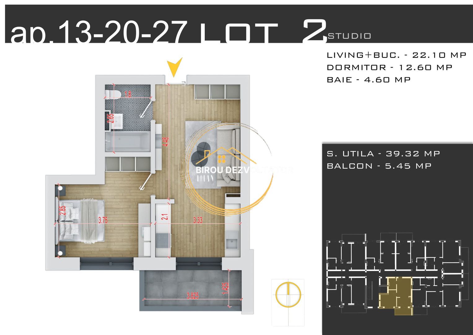Investitie Pallady Parc STB Metrou Teclu Ikea Ansamblu modern Parcare - Poză 3