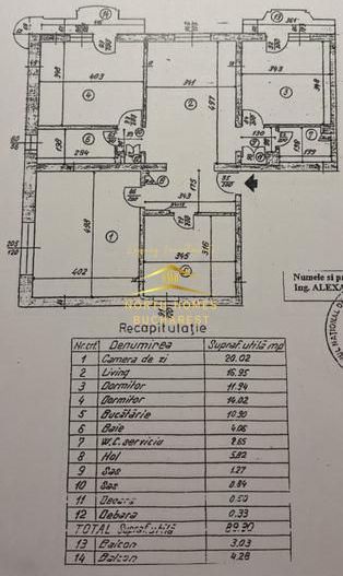 APARTAMENT 4 CAMERE – Doamna Ghica - Centrala Proprie!!! - Poză 9