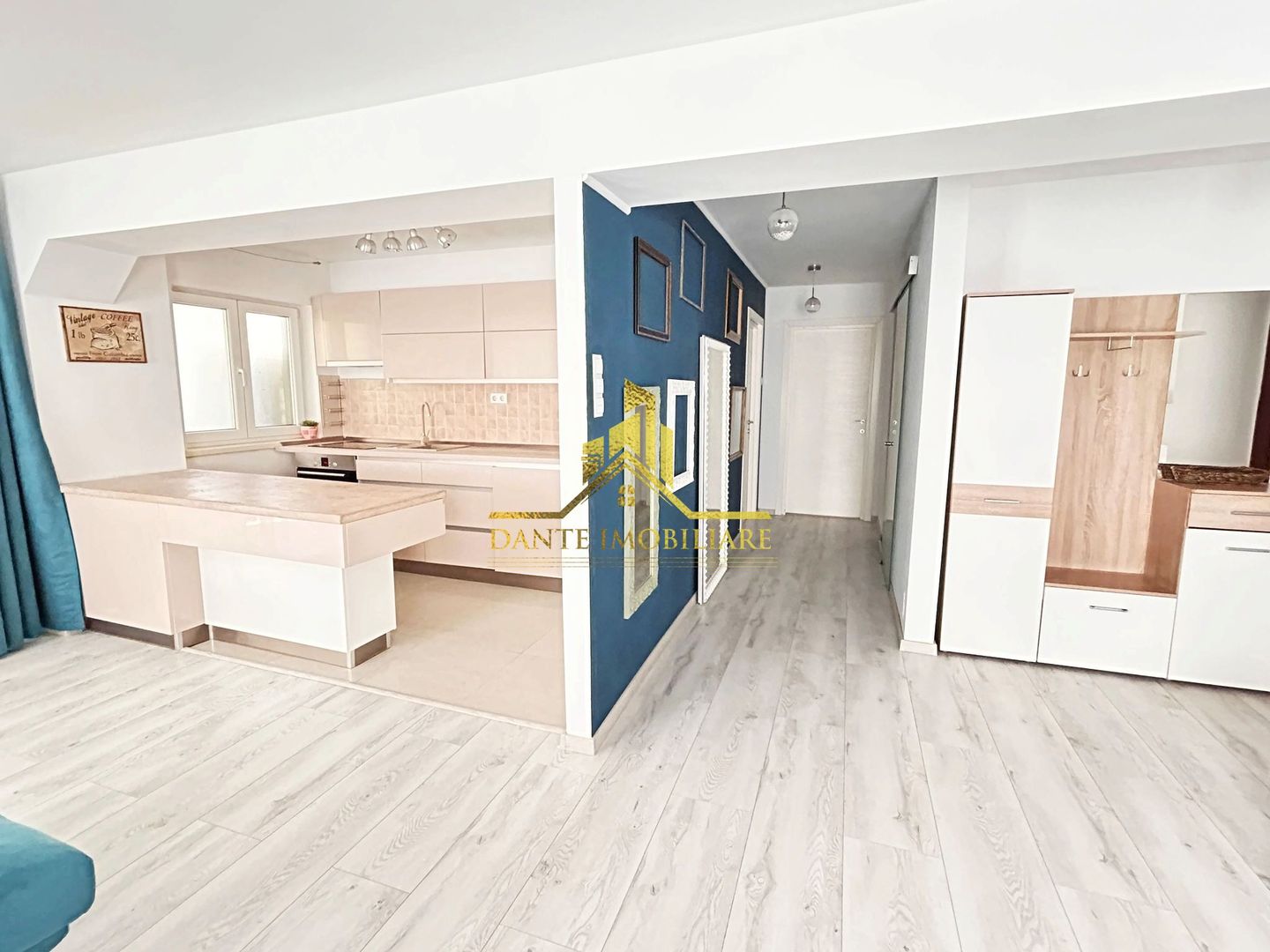 3 camere, mobilat modern, bloc nou, balcon, parcare, Buna Ziua - Poză 3
