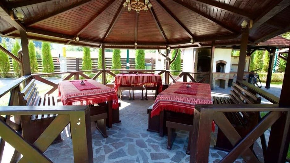 Pensiune de Vânzare în Brădetu – Acces la Apă Sulfuroasă, Vedere rau si munte - Poză 14