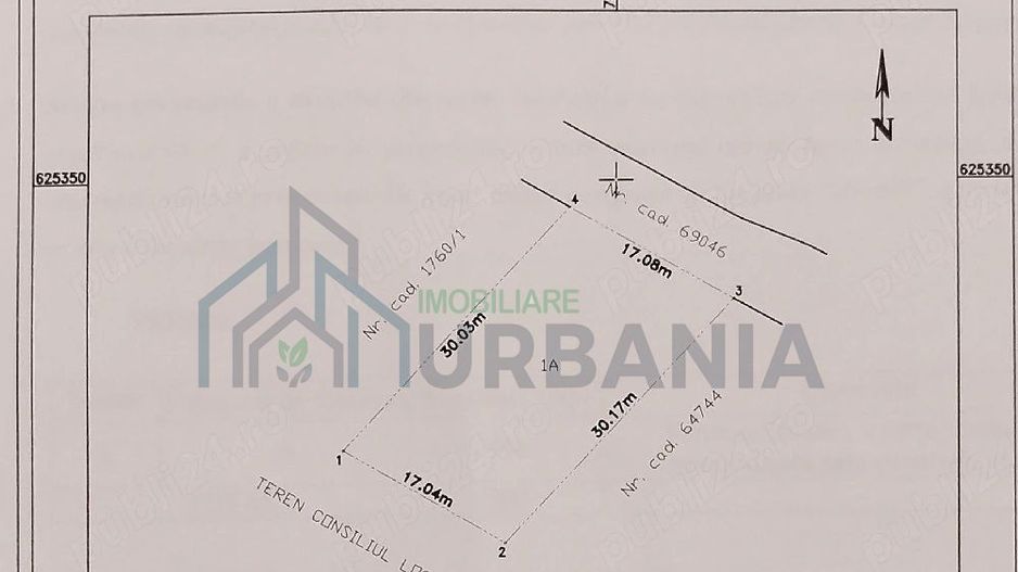 Teren intravilan de vanzare, Păun, str. Tineretului, 500 mp - Poză 1