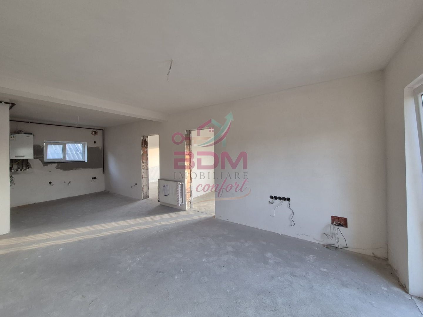 Apartament semifinisat I 3 camere | etaj 2 | zona centrala I parcare - Poză 3