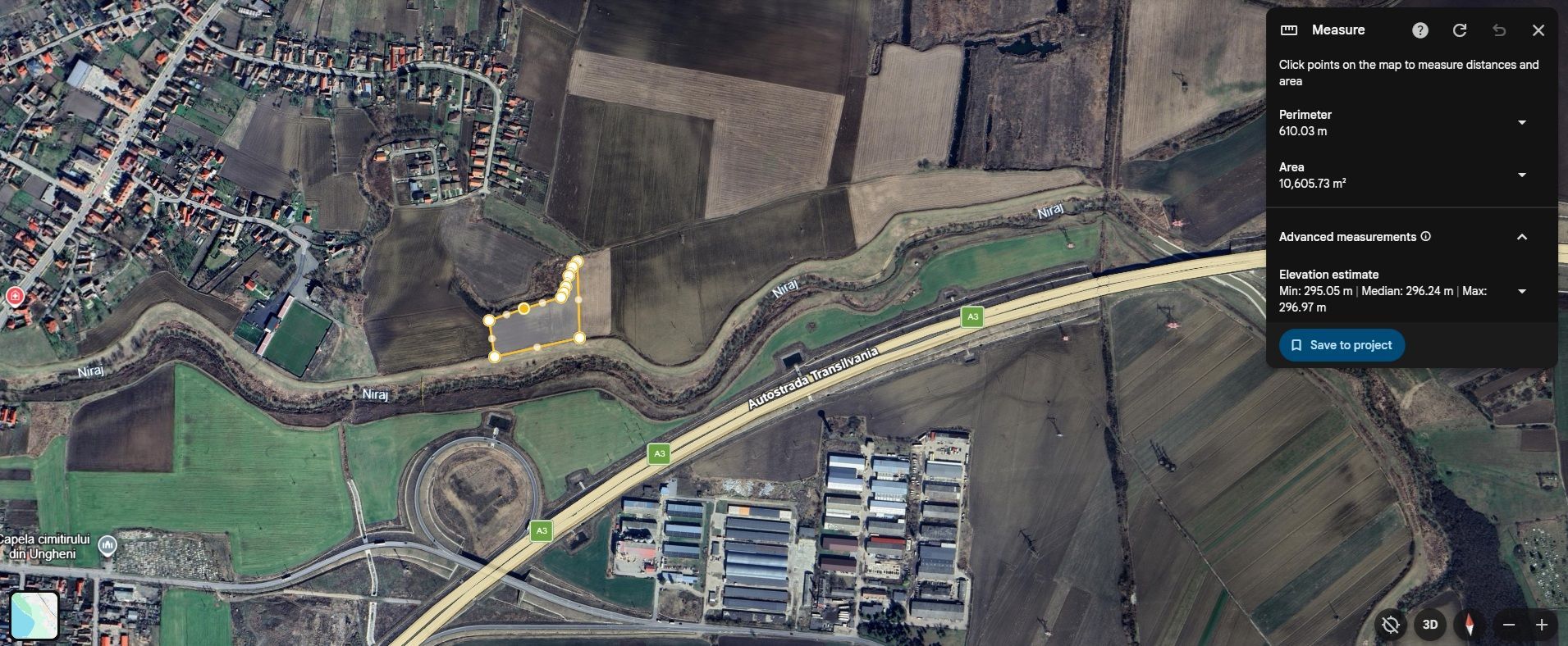 P 1193 - Teren de 10600 mp în jud. Mureș, Ungheni - Poză 1