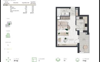 COM 0% Penthouse superb cu o camera | Denya Forest - Poză 8