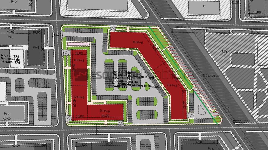 Viena Residence | Teren pentru construcție blocuri D+P+6E - Poză 1