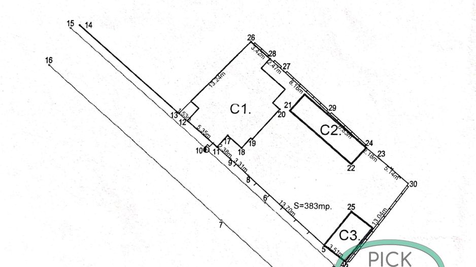 P 1089 Casă cu 2 camere în Târgu Mureș, zonă Semicentrală - Schiță 3