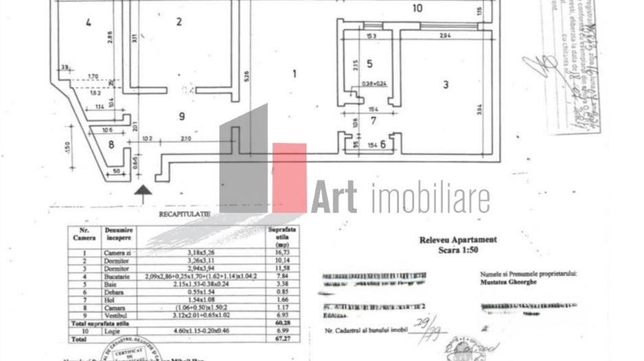 Ap.3 camere semidec. et. 6/10, piața Matei Ambrozie - Poză 9