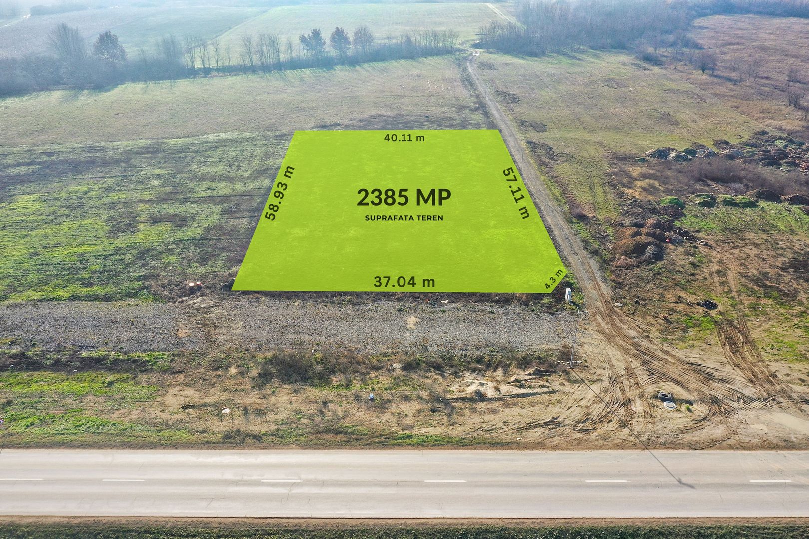 Vanzare | Teren industrial | 2385 MP | Apa Curent Canal | Mosnita Noua - Poză 4