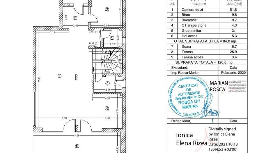 Vânzare, casă, 5 camere, Corbeanca, București - Schiță 13