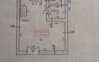 Vanzare apartament 2 camere - Mozart, Parc Verdi, Floreasca, Bucuresti - Schiță 12