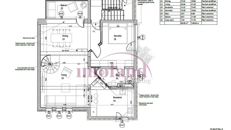 Vila - Floreasca - 12 camere+curte - Piata Floreasca - Schiță 17