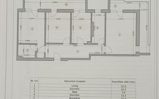 Apartament premium cu 3 camere, 108 mp, The Grand Kristal - Faza 1 - Schiță 8