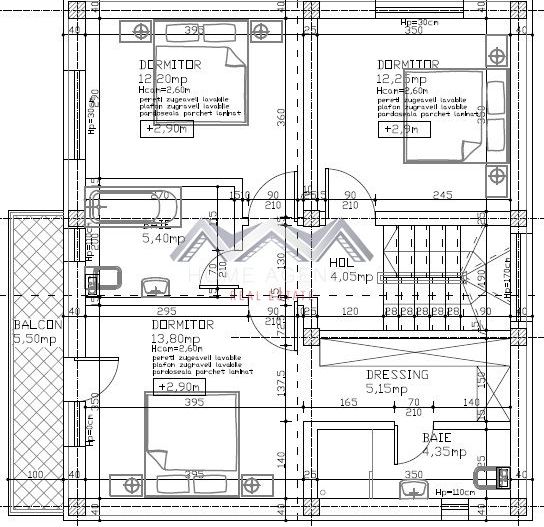 Casă individuală modernă în Otopeni – 190 mp construiți + mansardă locuibilă - Schiță 13
