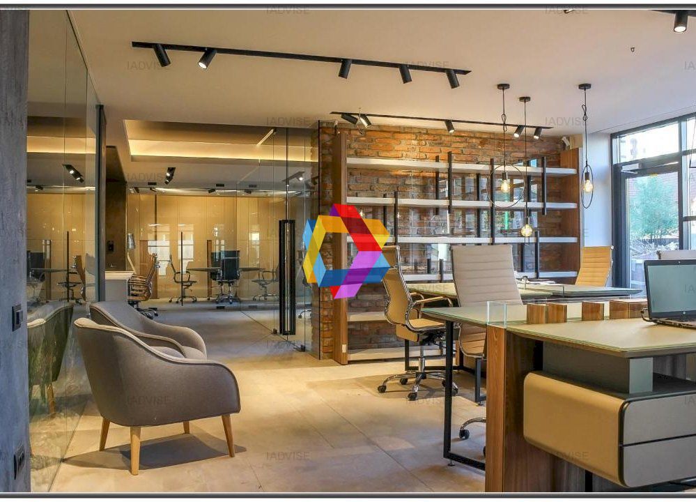 Spatiu de birouri mobilat modern - 180 mp - Poză 3