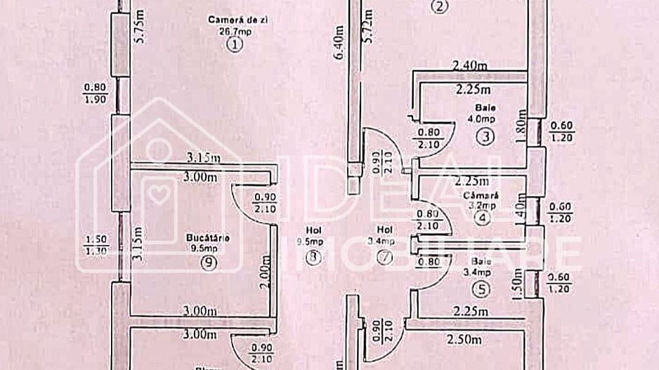 Casa individuala pe un singur nivel cu 445 mp teren, în Cristian - Schiță 12