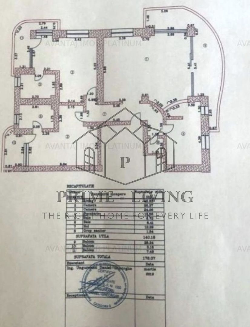 APARTAMENT ULTRA-SPATIOS CU 3 CAMERE LA INCHIRIERE IN ZONA GRADINA ZOO - Schiță 12