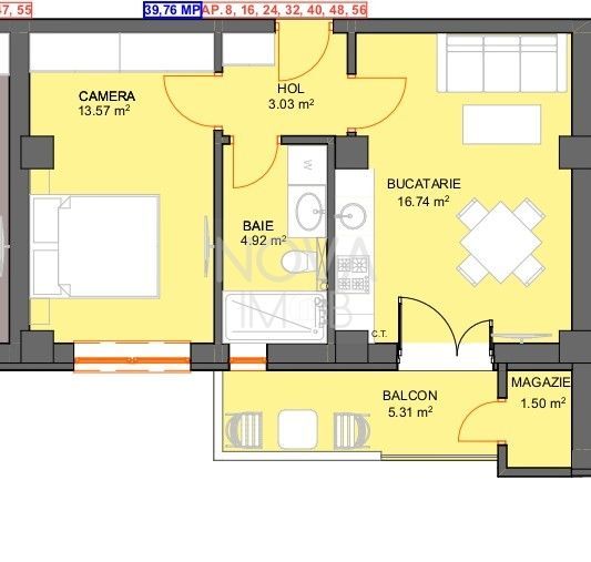 Apartamente - tip studio - Str. Doamna Stanca - Poză 2