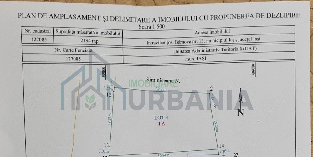 Teren intravilan Bucium - Poză 1