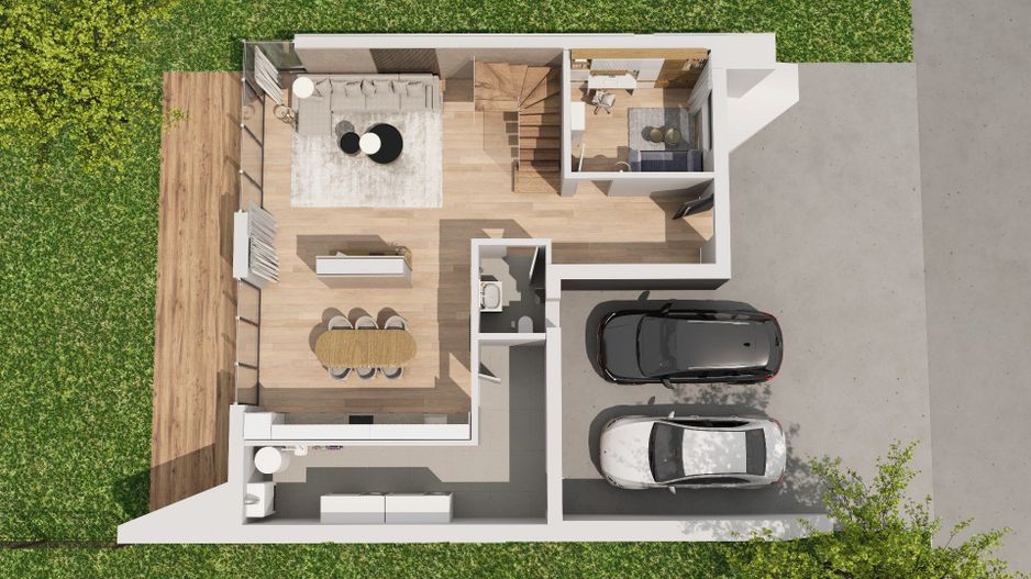 VILA INDIVIDUALA SMART | PISCINA PE ACOPERIS | PIPERA-VOLUNTARI - Poză 16