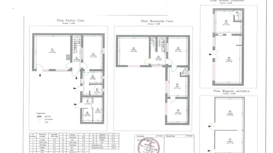 CASA ZONA MEHALA CU SPATIU COMERCIAL - Schiță 14