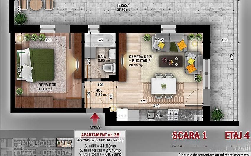Apartament 2 camere I Th. Pallady I Vanzare - Poză 15