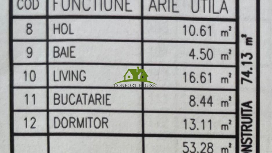 Apartament 2 camere, bloc nou, P+3, Ap.02, Parter, Bl.2 - CP2440113 - Poză 7