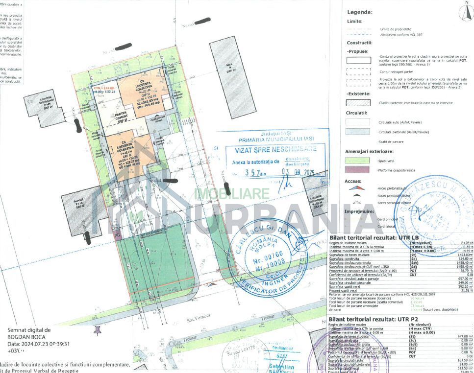 Teren 2.500 mp vizavi de Kaufland, Iași – Șoseaua Voinești, cu Autorizație de Construire + DTAC + PTH - Poză 2