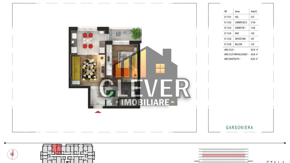 Oportunitate Investitie- 2 camere-Th. Pallady- Parcare BONUS - Poză 2
