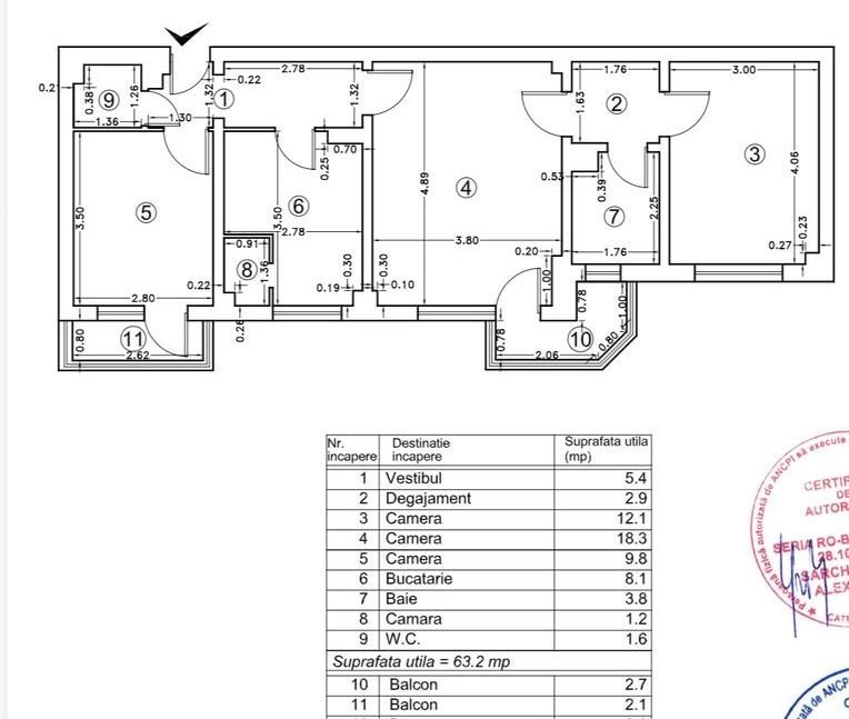 APARTAMENT PREMIUM CU 3 CAMERE | PRIMA ÎNCHIRIERE | DOROBANȚI – BELLER - Poză 9