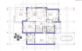 Casa moderna in Selimbar cu garaj- Terasa la parter, 2 balcone la etaj - Schiță 5