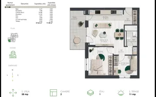 COM 0% Apartament superb cu 3 camere | Denya Forest - Poză 11