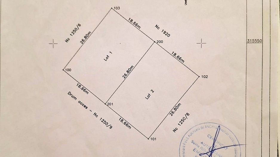 Teren intravilan Berceni ! - Schiță 1