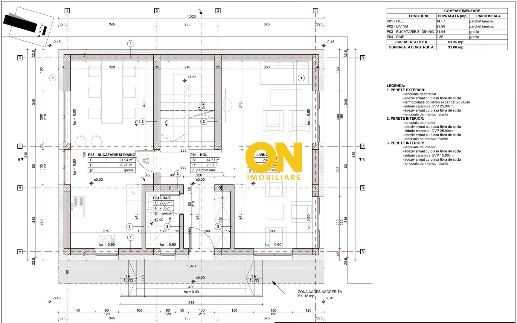 Casa 4 camere, 795 mp teren, zona Valea Popii - Schiță 3
