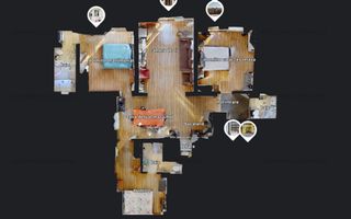 Blvd. Balcescu langa metrou Universitate, 4 camere, terasa de 50mp, 3 bai - Poză 34