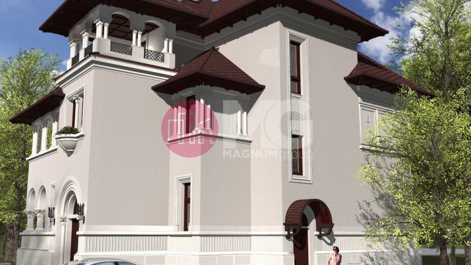 Vila cu arhitectura deosebila de vanzare- Primaverii- televiziune - Poză 4