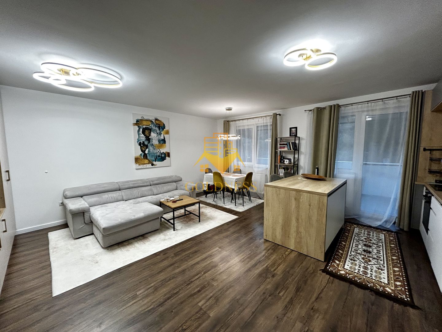 2 camere open space, Modern, Parcare, Zona Fagului, Floresti - Poză 10