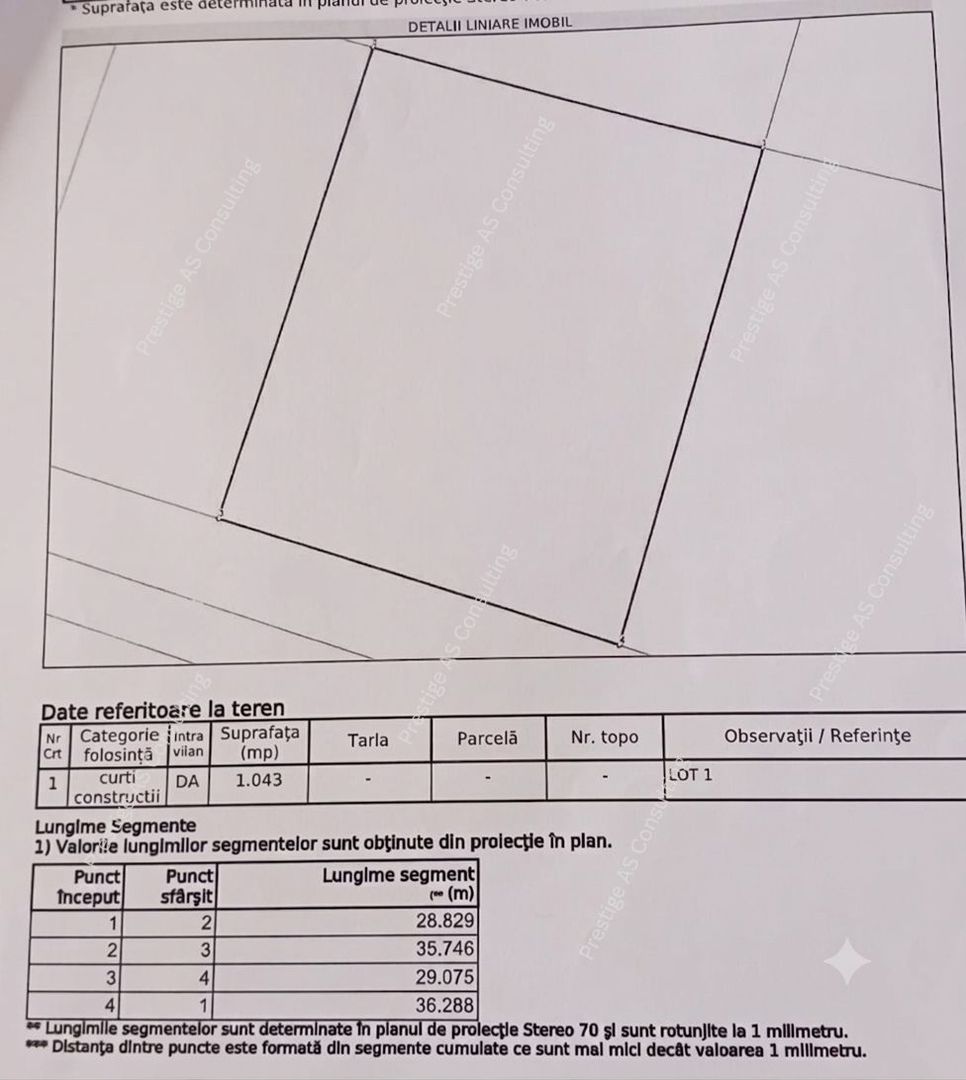 Mosnita Teren 1043 mp | Toate Utilitatile | Regim constructii P+2E+M - Poză 3