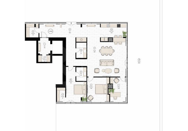 Vânzare, Penthouse Premium cu 4 camere, București - Poză 11