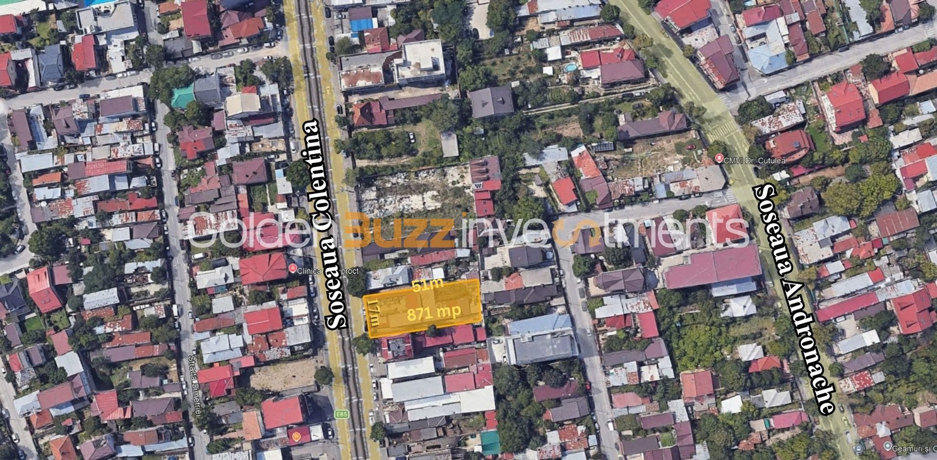 Teren 871 mp Șoseaua Colentina | AUTORIZAT | S+P+3E+4ER - Poză 1