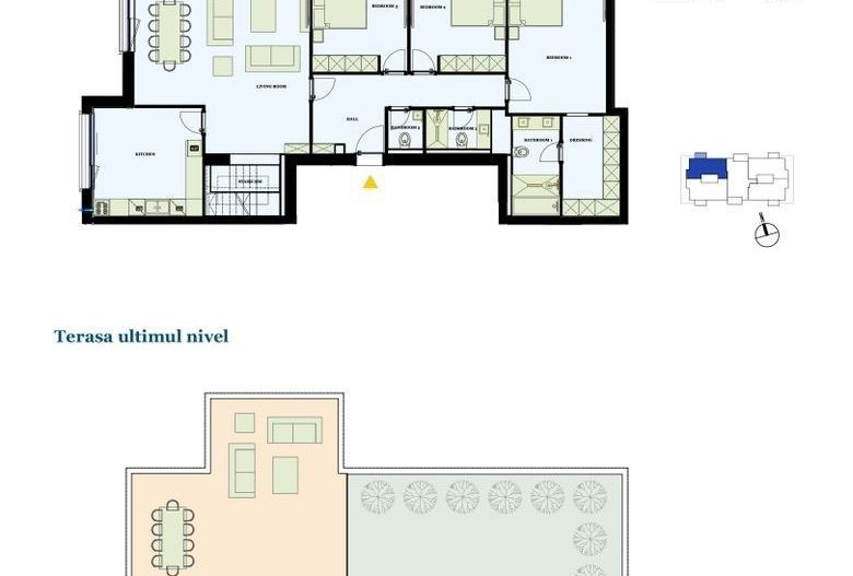 Luxury Penthouse I Private Rooftop Terrace I 4 Rooms I Pipera - Schiță 20