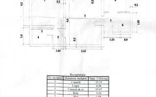 Apartament cu 2 camere, etaj 2, VASLUI - zona CENTRU; - Poză 9
