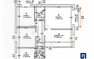 Comision 0! Shopping City Apartament 4 cam, decomandat – 107mp!  - Schiță 38