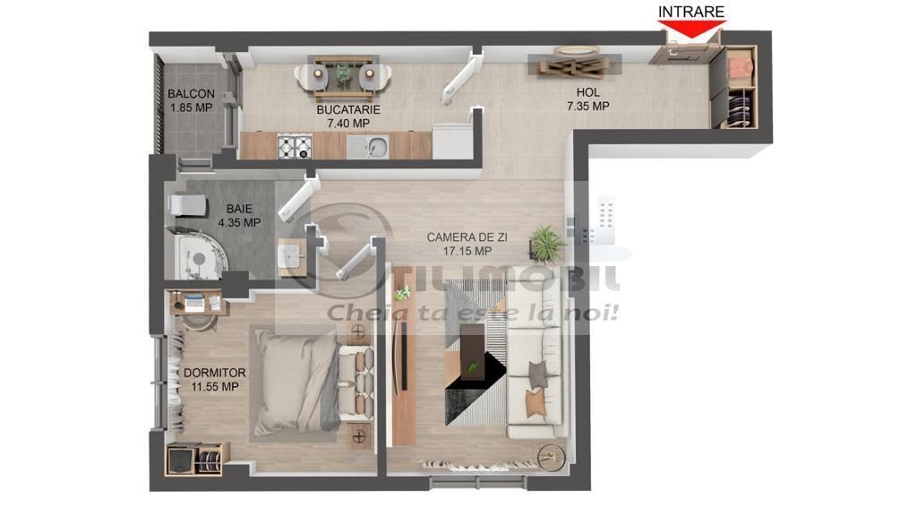 Apartament 2 camere decomandat - Valea Lupului - Poză 7