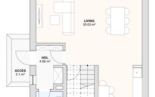 Casă individuală nouă | 4 camere | 3 băi | teren 380 mp | pod 50 mp | Șura Mică - Schiță 8