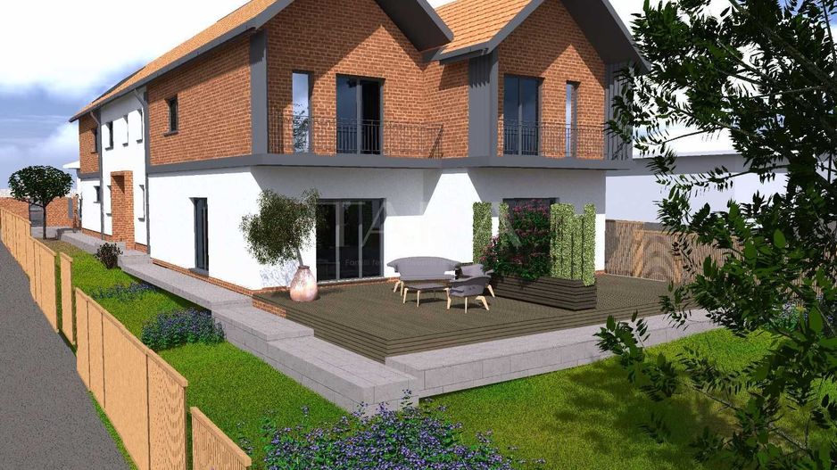 Duplex modern în Feleacu – aproape de Cluj, teren generos - Poză 1