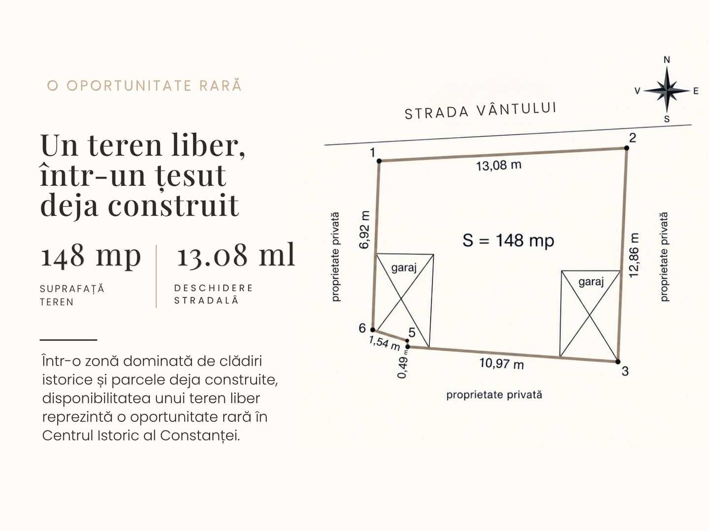 Proprietate de colecție | Teren pe Stradela Vântului – Centrul Istoric - Poză 7