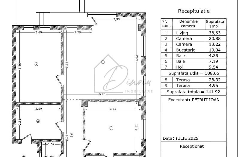Apartament 3 Camere Baneasa-Aviatiei Parter 142mp utili + 160mp curte - Poză 2